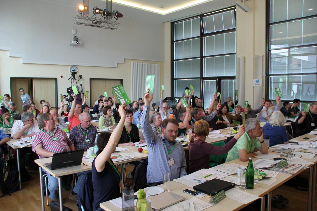 Unsere Delegierten. ©Bündnis 90/Die Grünen Brandenburg